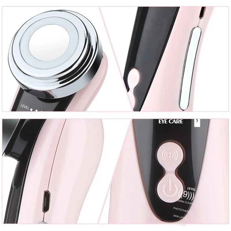 5-Funktioners Ansigtsmassageapparat til Anti-Aging