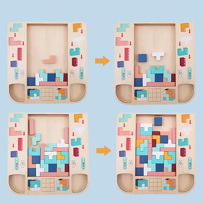 Hjerneudfordrende Tetris-Blockspil til træning af sindet