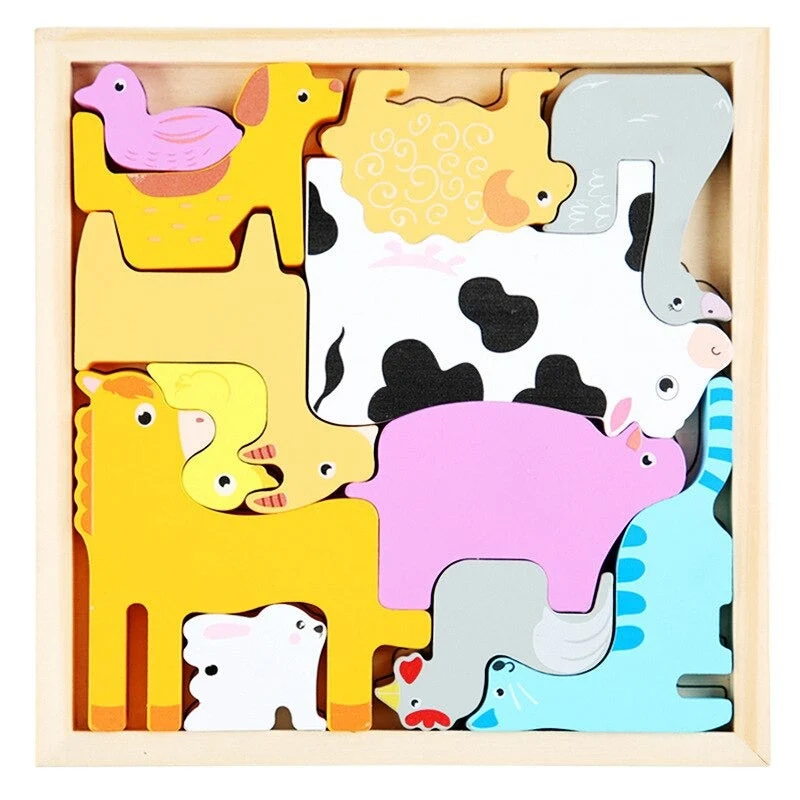 Formenspaß – Træpuzzle (2+1 GRATIS)