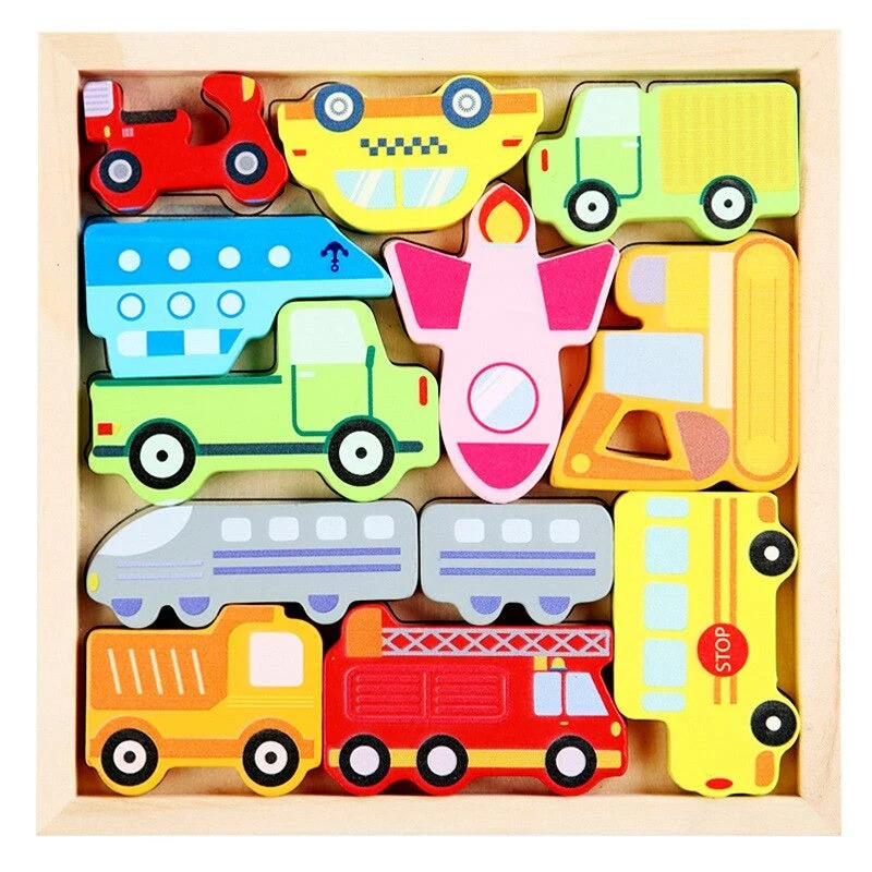 Formenspaß – Træpuzzle (2+1 GRATIS)