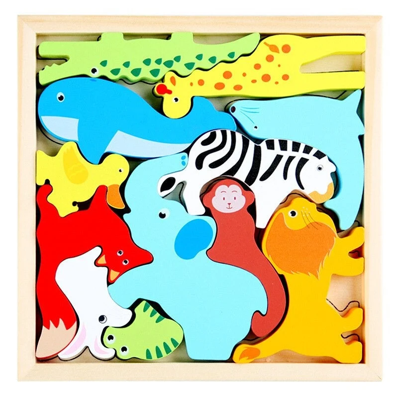 Formenspaß – Træpuzzle (2+1 GRATIS)