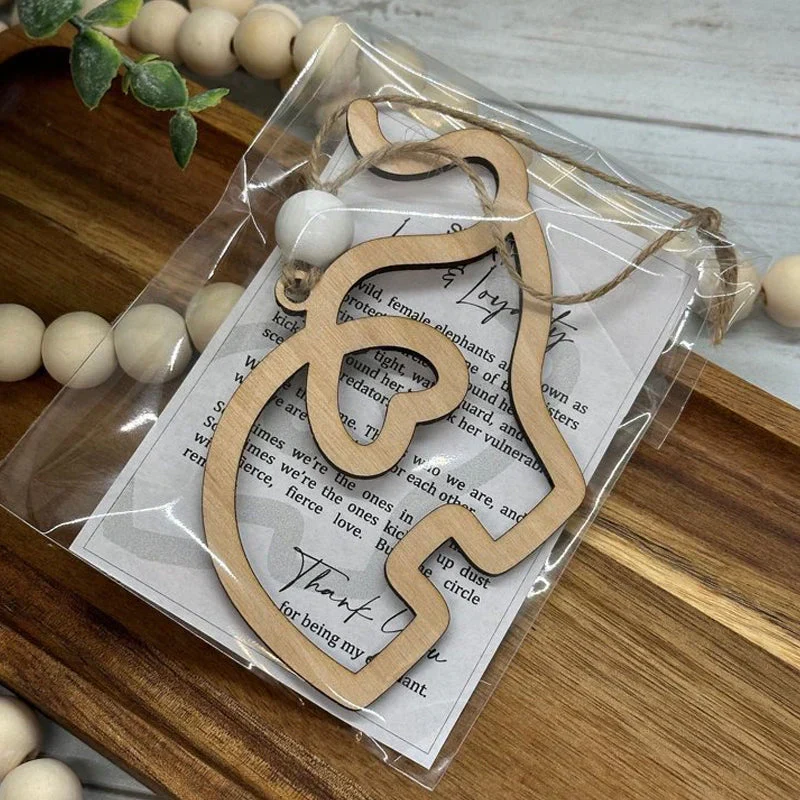 Elefant Ornament til Venskab