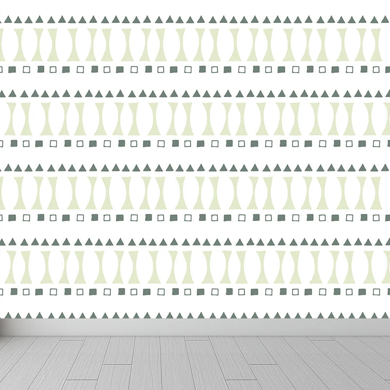 Abstrakt mønster tapet i moderne design af non-woven materiale