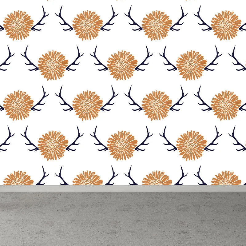 Abstrakt mønster tapet i moderne design af non-woven materiale