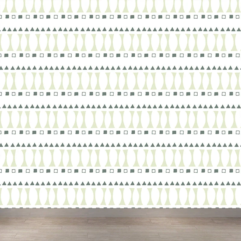 Abstrakt mønster tapet i moderne design af non-woven materiale