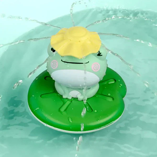 Frog Splash - Elektronisk Vandleg med Sprøjtende Vand til Badetid