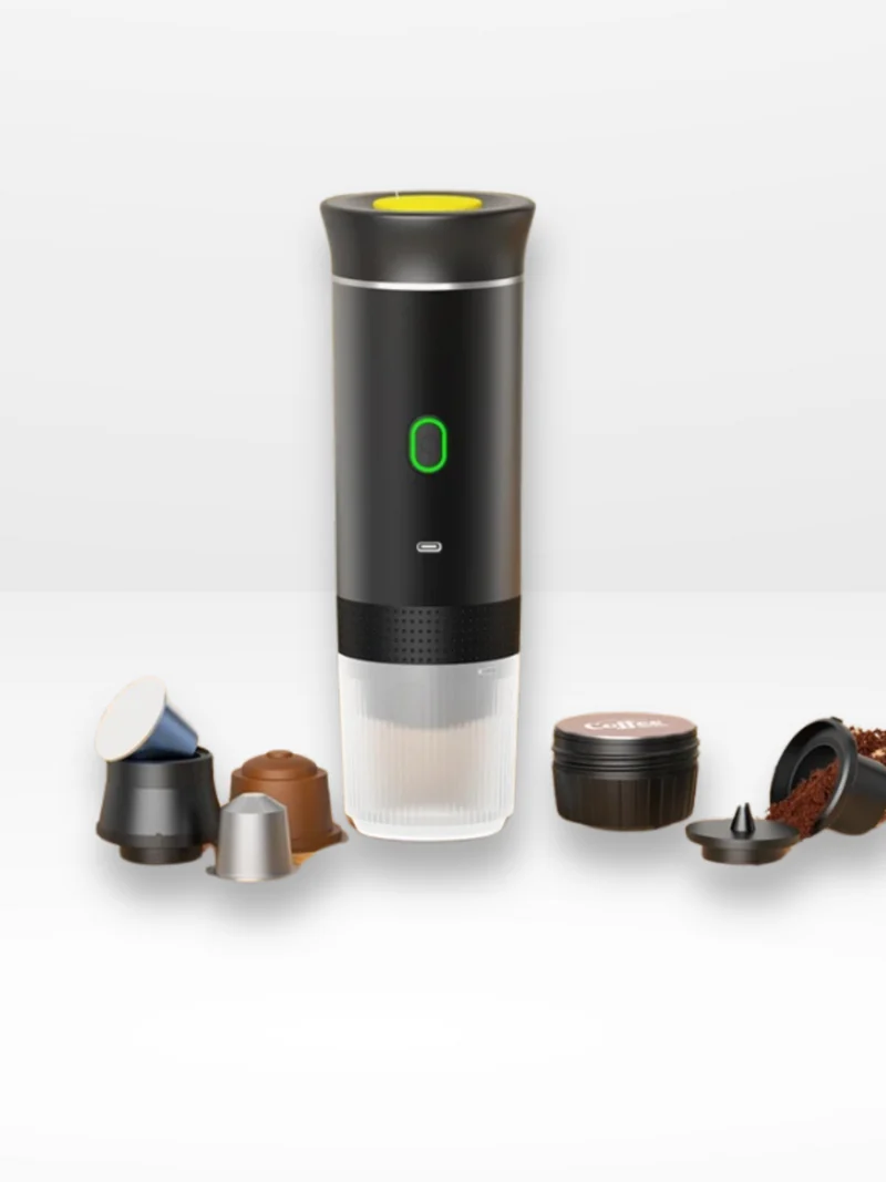 Kompakt Elektrisk Kaffemaskine til Rejser