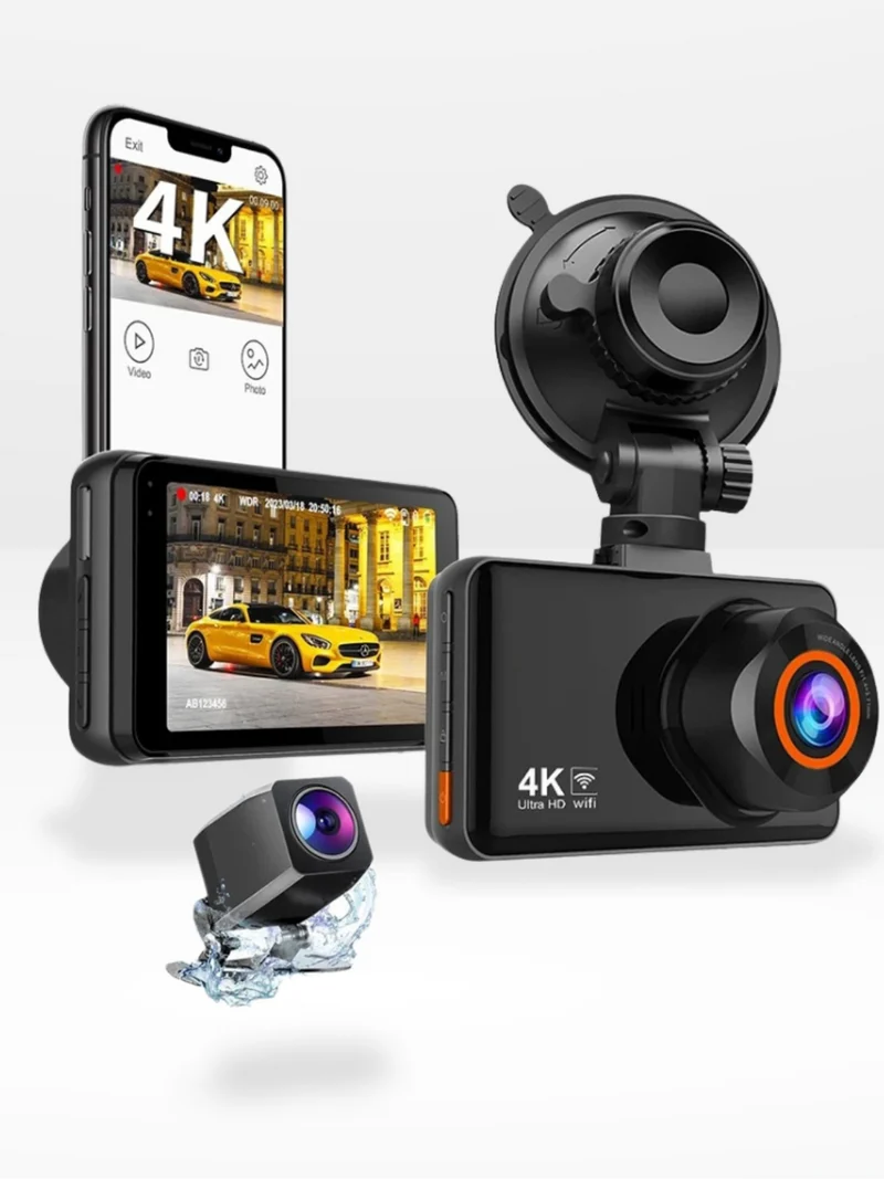 Ultra HD Bilkamera med Kontinuerlig Optagelse