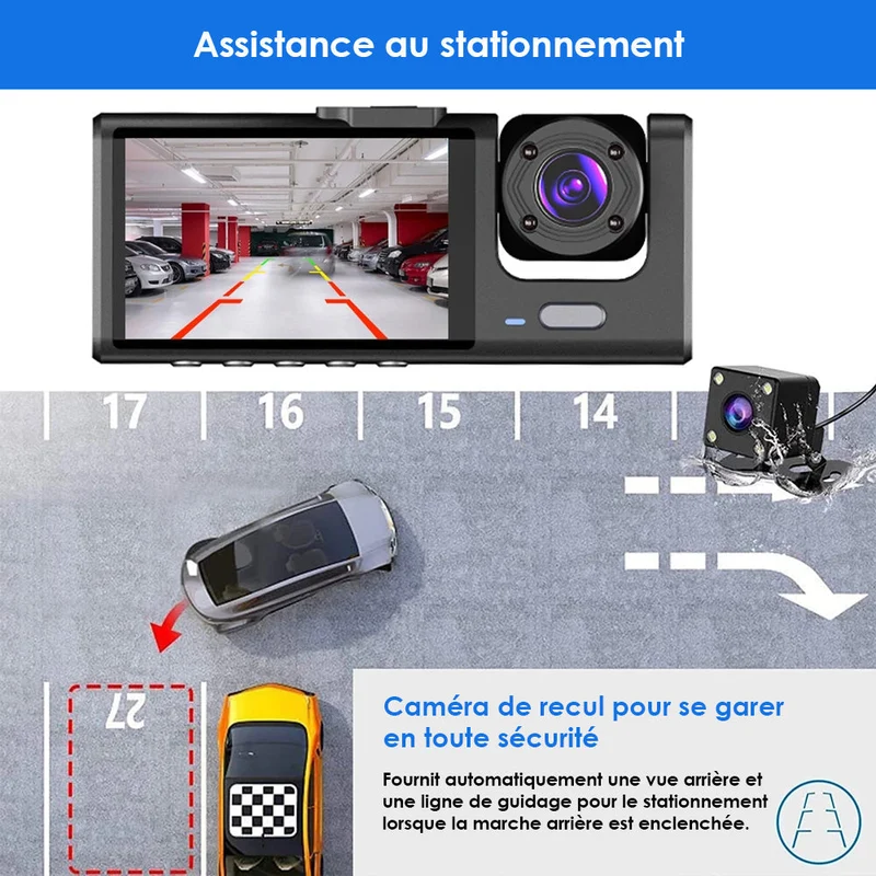 Dobbeltsystem til Front- og Bagkamera med Full HD