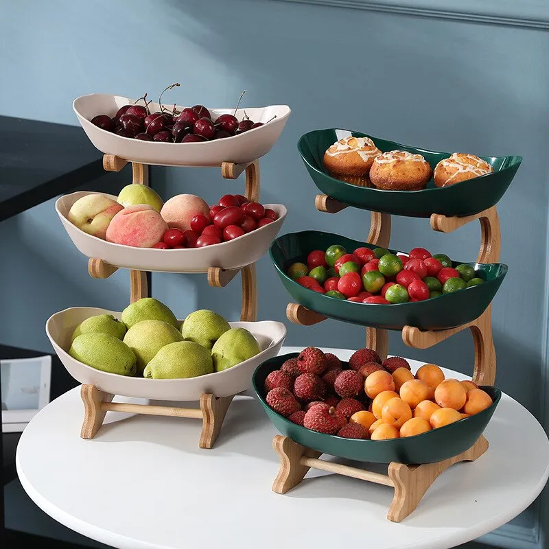 Frugttårn - Elegant køkkenorganisator til opbevaring