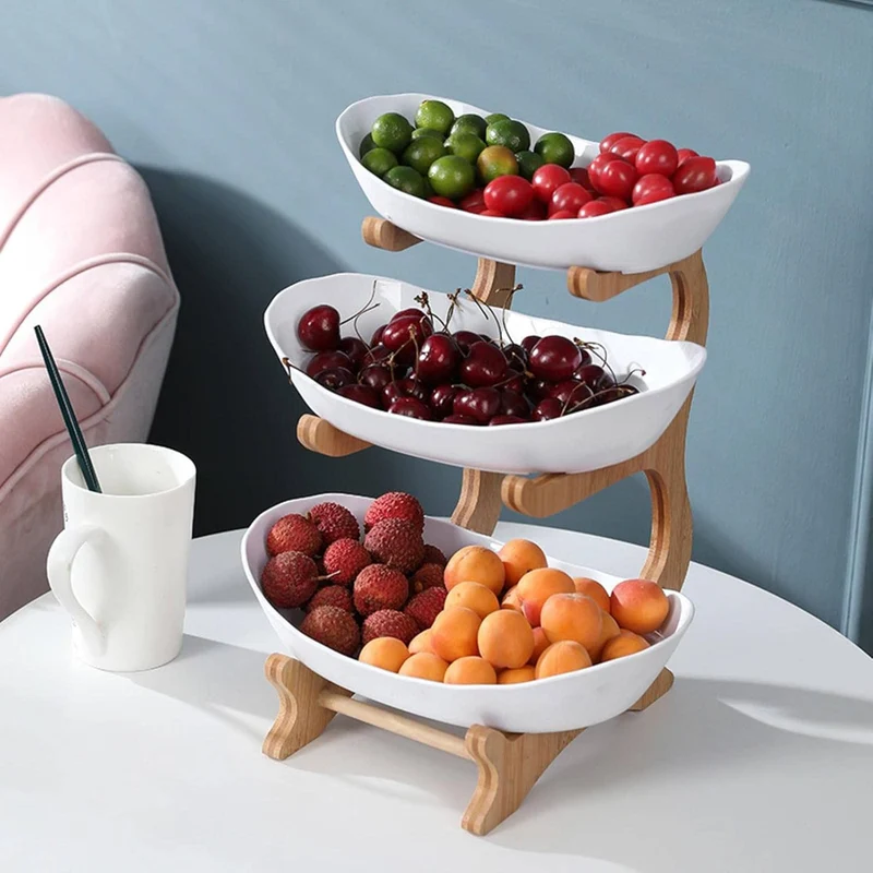 Frugttårn - Elegant køkkenorganisator til opbevaring
