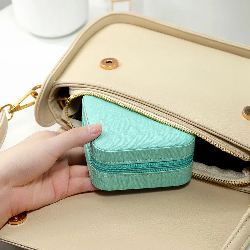 Smykke-Organizer Kasse med Glitrende Design