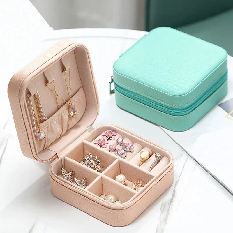 Smykke-Organizer Kasse med Glitrende Design