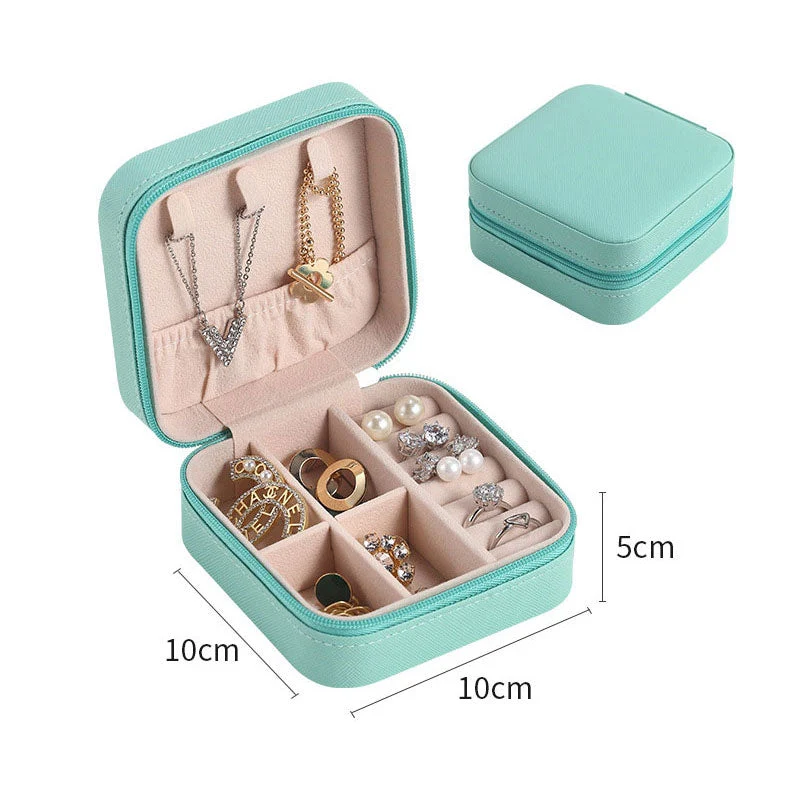 Smykke-Organizer Kasse med Glitrende Design