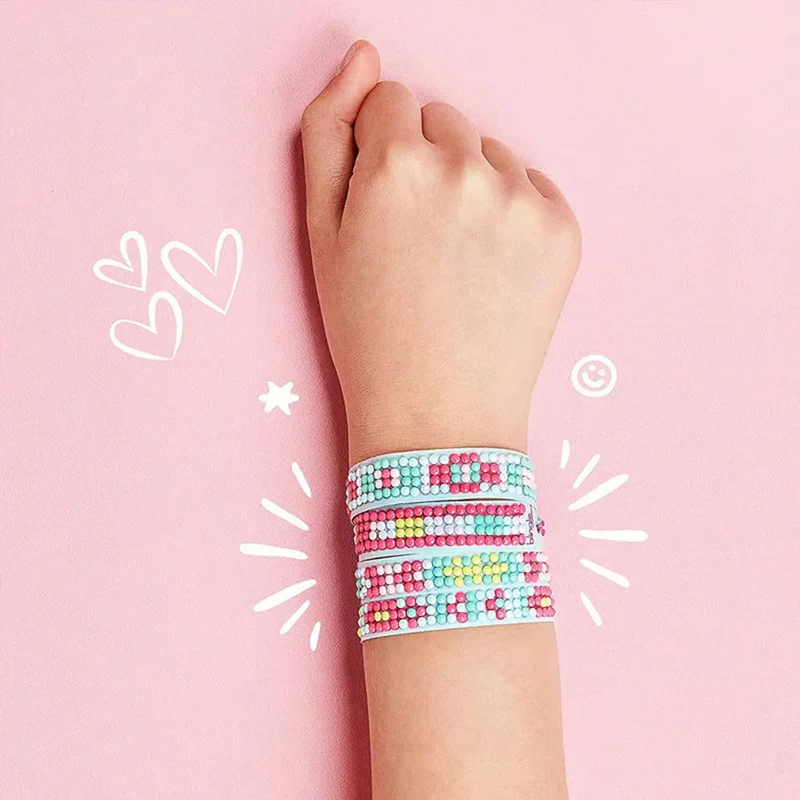 DIY Armbåndsæt med Glitrende Perler
