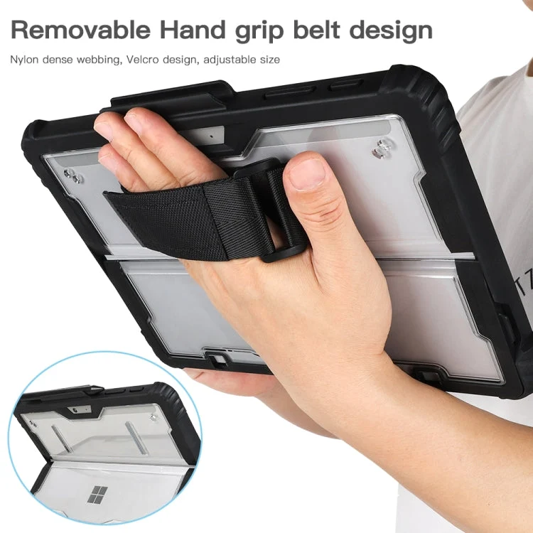Acryltransparent Laptop Sleeve med Hånd- og Skulderrem til Surface Pro 4 / 5 / 6 / 7 / 7+