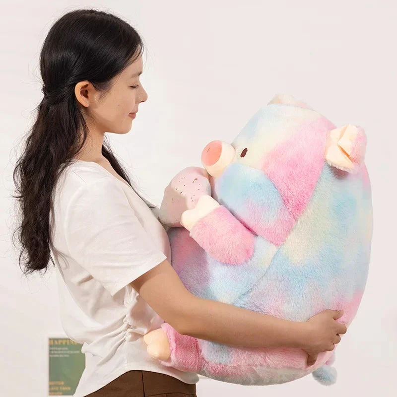 Galaxy Regnbue Svineholdende Musling Plush Figur