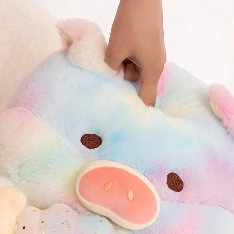 Galaxy Regnbue Svineholdende Musling Plush Figur