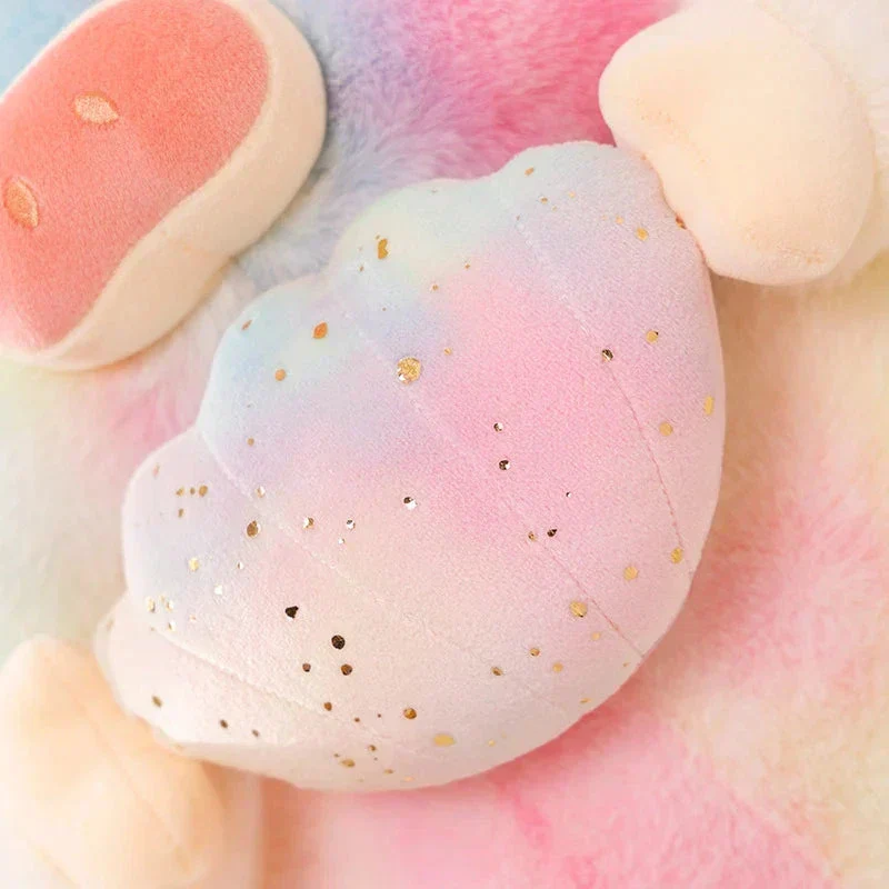 Galaxy Regnbue Svineholdende Musling Plush Figur