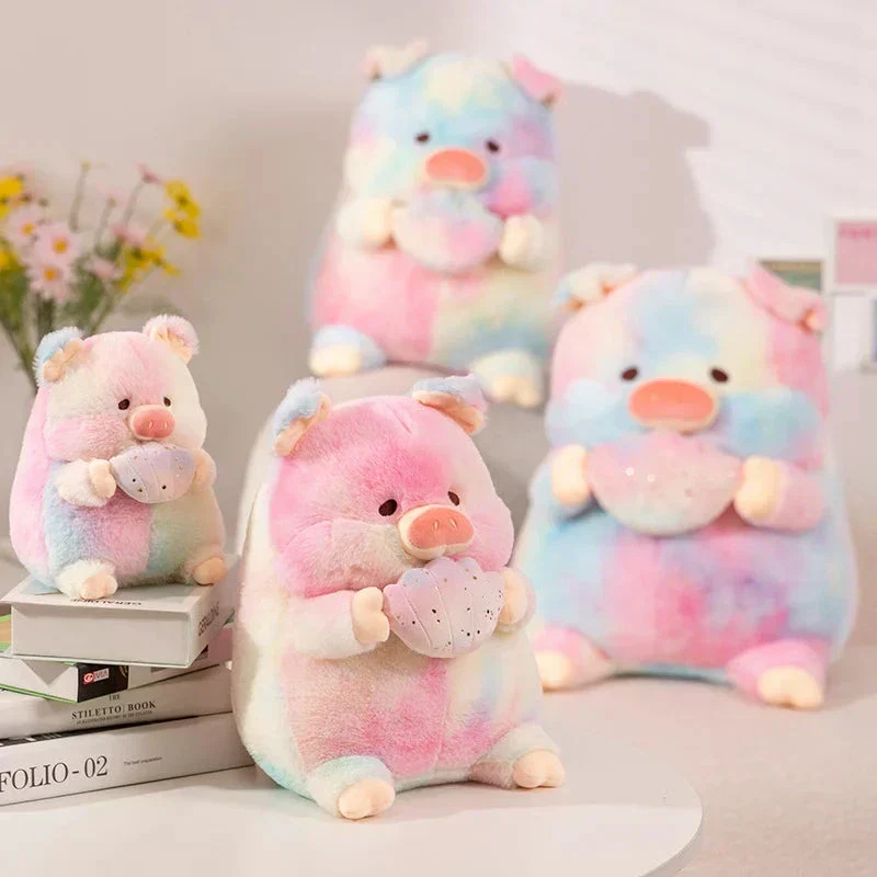Galaxy Regnbue Svineholdende Musling Plush Figur