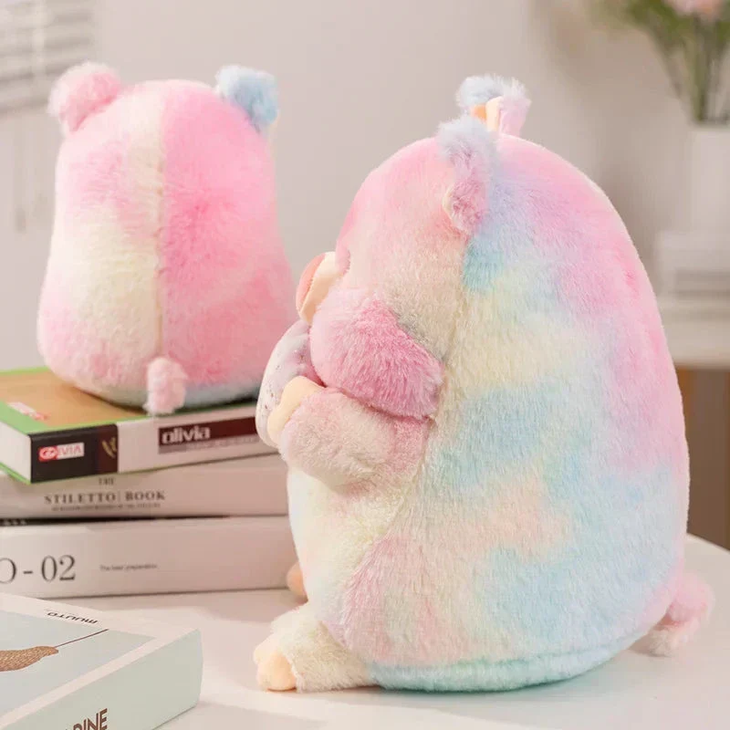 Galaxy Regnbue Svineholdende Musling Plush Figur