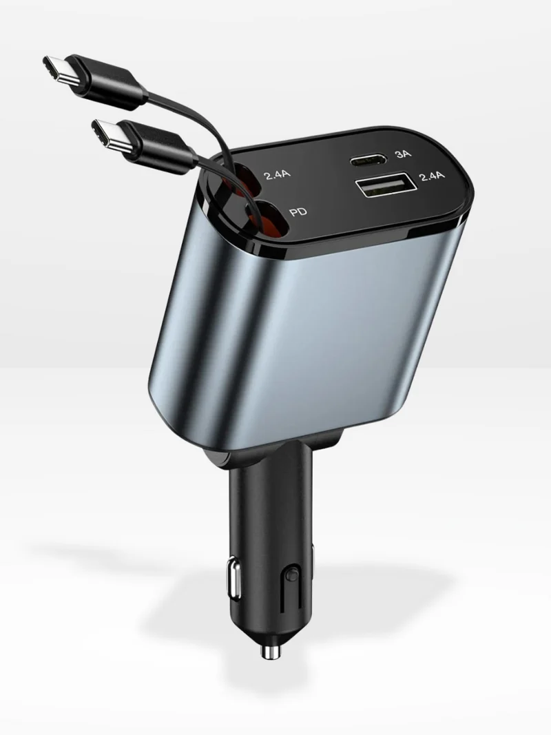 Fleksibel 4-Port Biloplader med Hurtigopladning