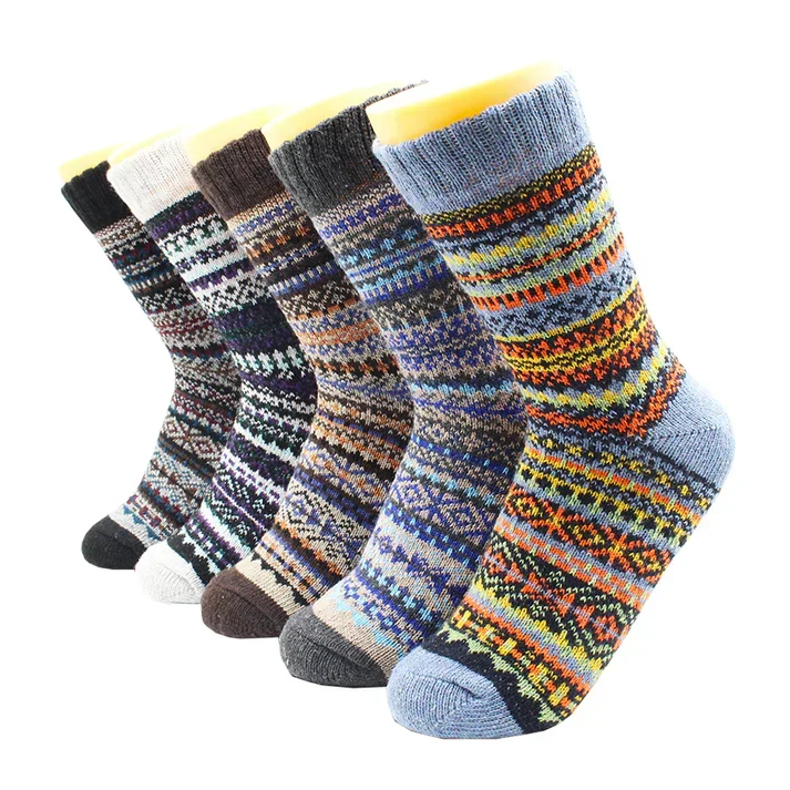 Sæsonens Bløde og Varme Uld- og Cashmere Sæt, 5 Par