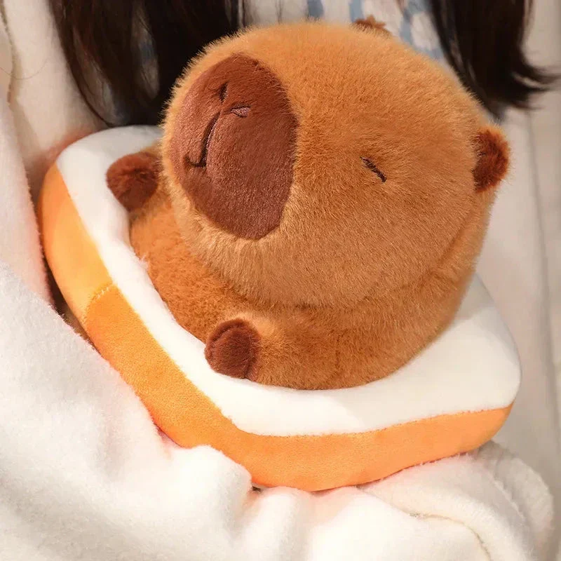 Fluffy Capybara med Flydende Plüsht legetøj