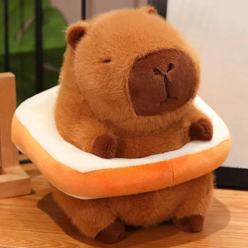 Fluffy Capybara med Flydende Plüsht legetøj