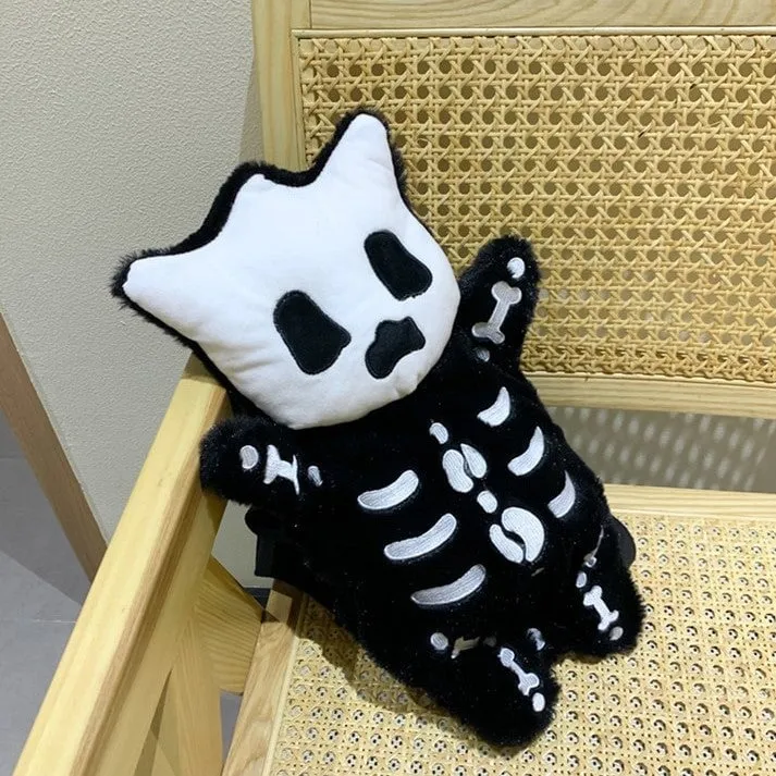 Mini Skelet Plush Rygsæk – Fløjtende Design