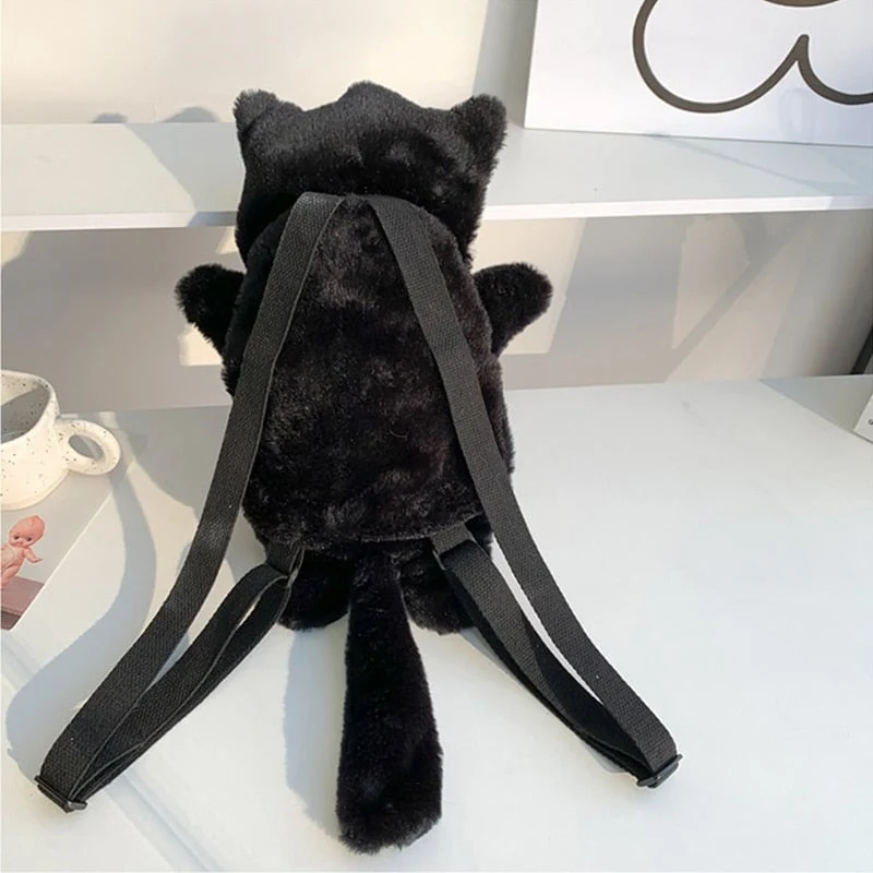 Mini Skelet Plush Rygsæk – Fløjtende Design