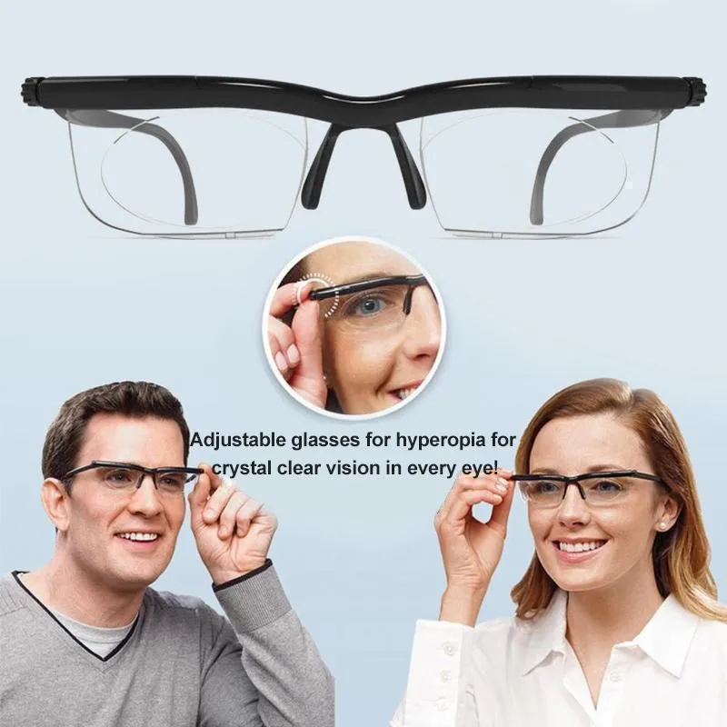 Fokuserbar læsebrille til unisex