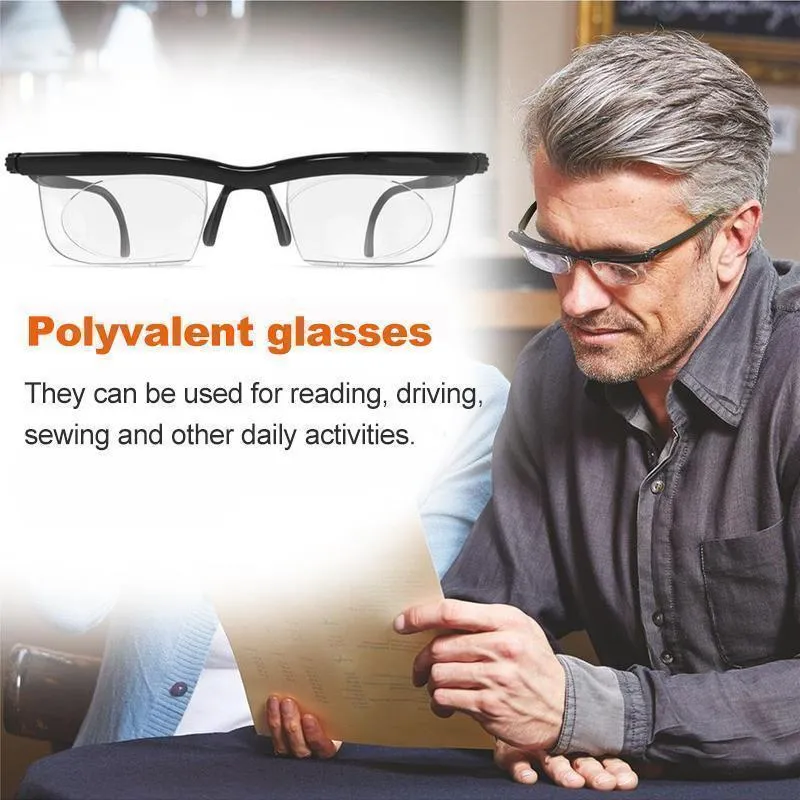 Fokuserbar læsebrille til unisex