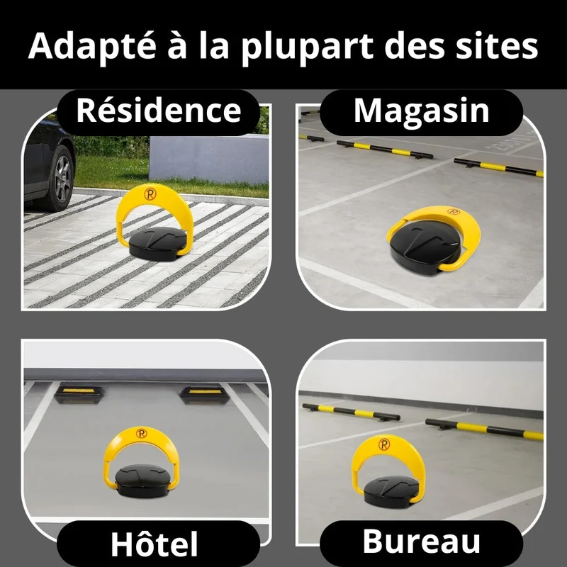 Automatisk Parkeringsbarriere uden Bor til Biler