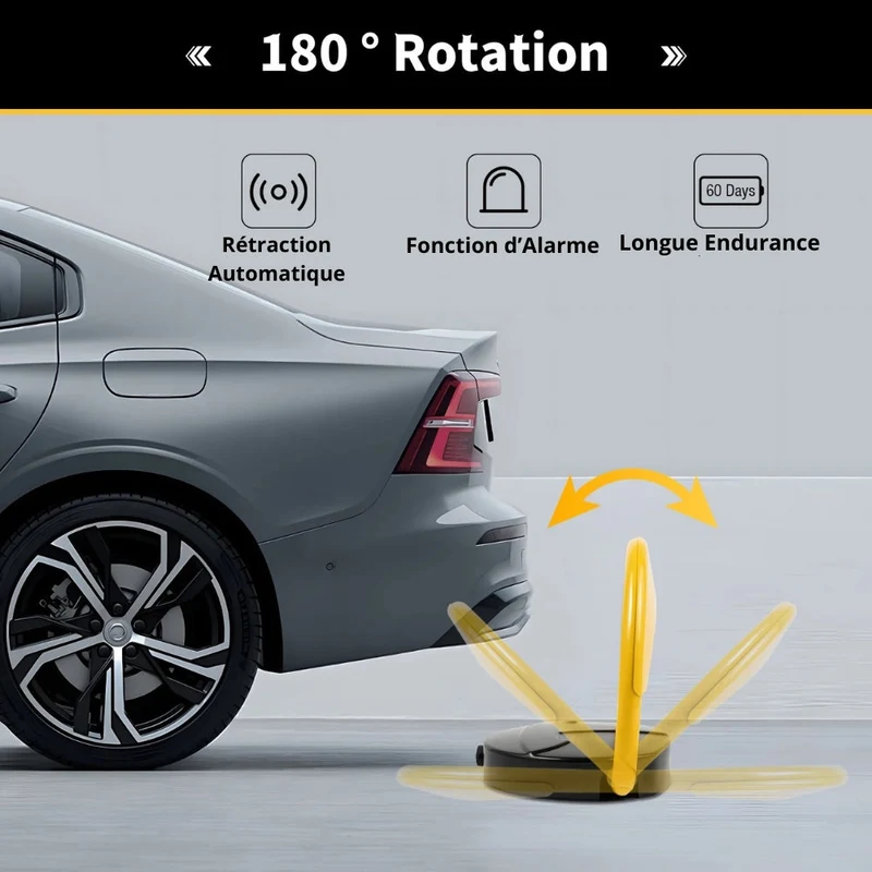 Automatisk Parkeringsbarriere uden Bor til Biler