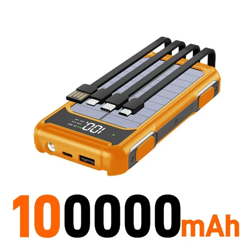 Fleksibel Solenergi Power Bank – Oplad Dine Enheder Sikkert
