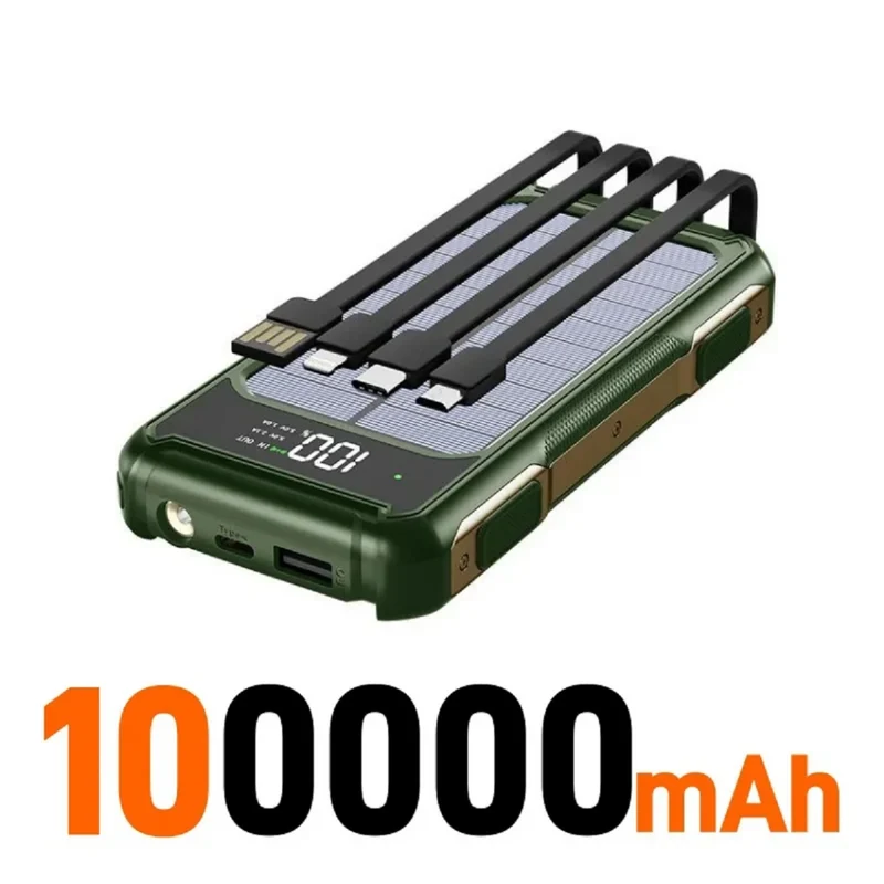Fleksibel Solenergi Power Bank – Oplad Dine Enheder Sikkert