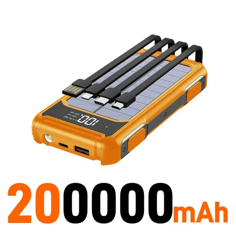 Fleksibel Solenergi Power Bank – Oplad Dine Enheder Sikkert