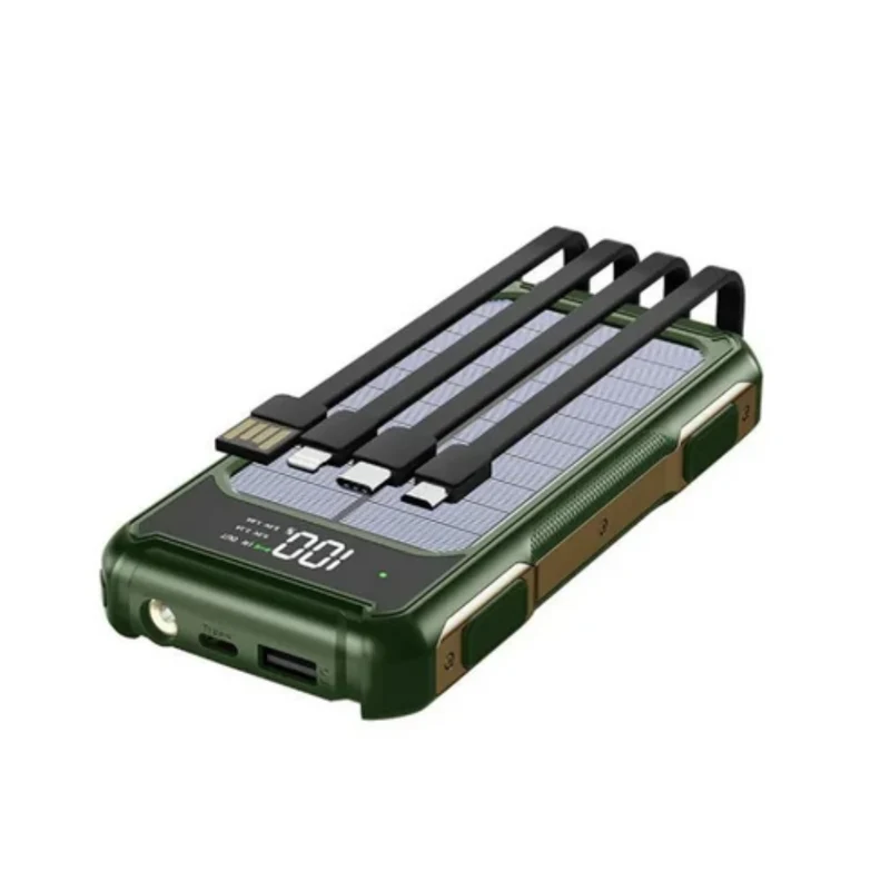 Fleksibel Solenergi Power Bank – Oplad Dine Enheder Sikkert