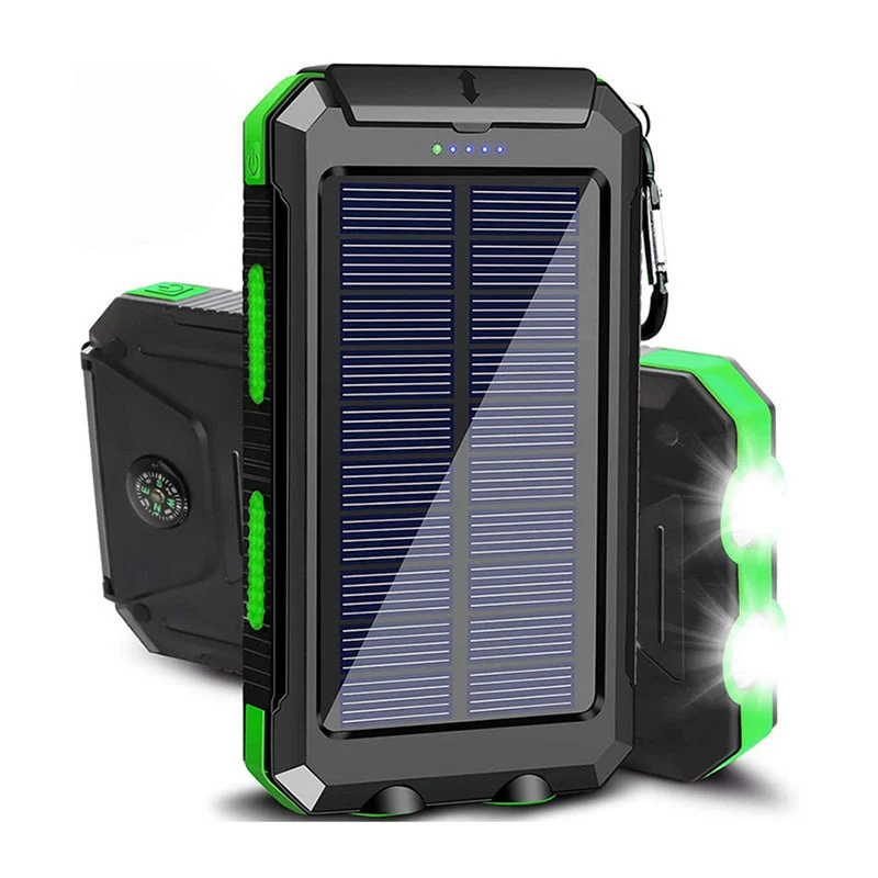 Bærbar Solenergi Powerbank til Smartphone