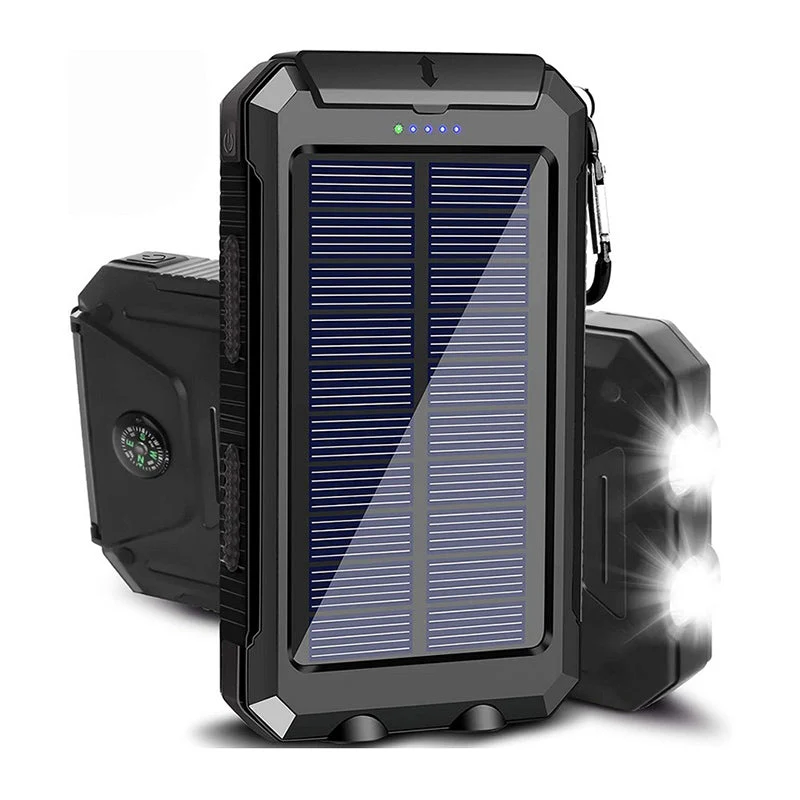 Bærbar Solenergi Powerbank til Smartphone
