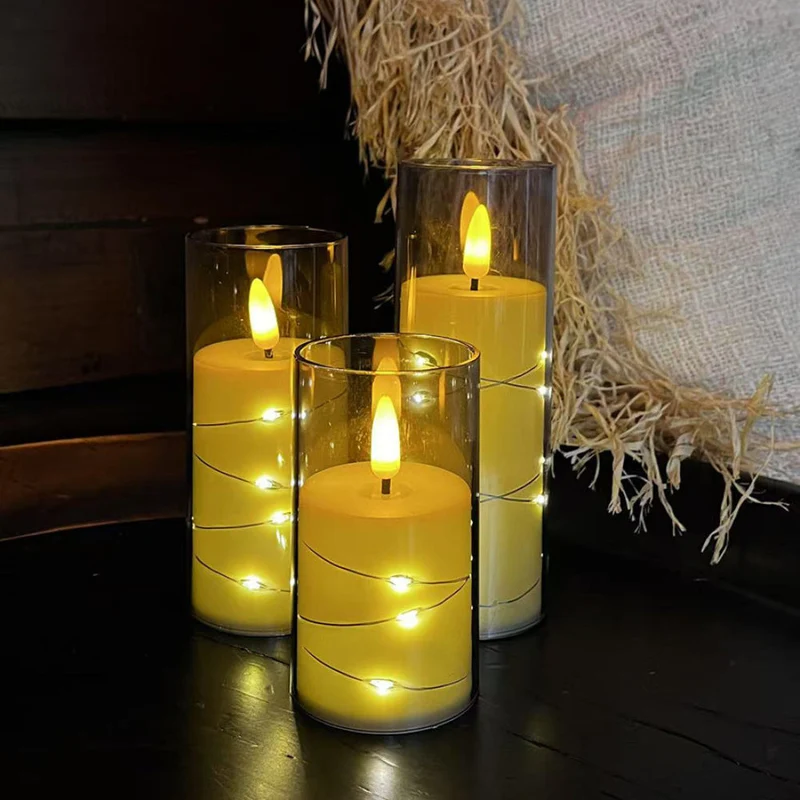 Fjernbetjente LED Lysestager til Hygge og Sikkerhed