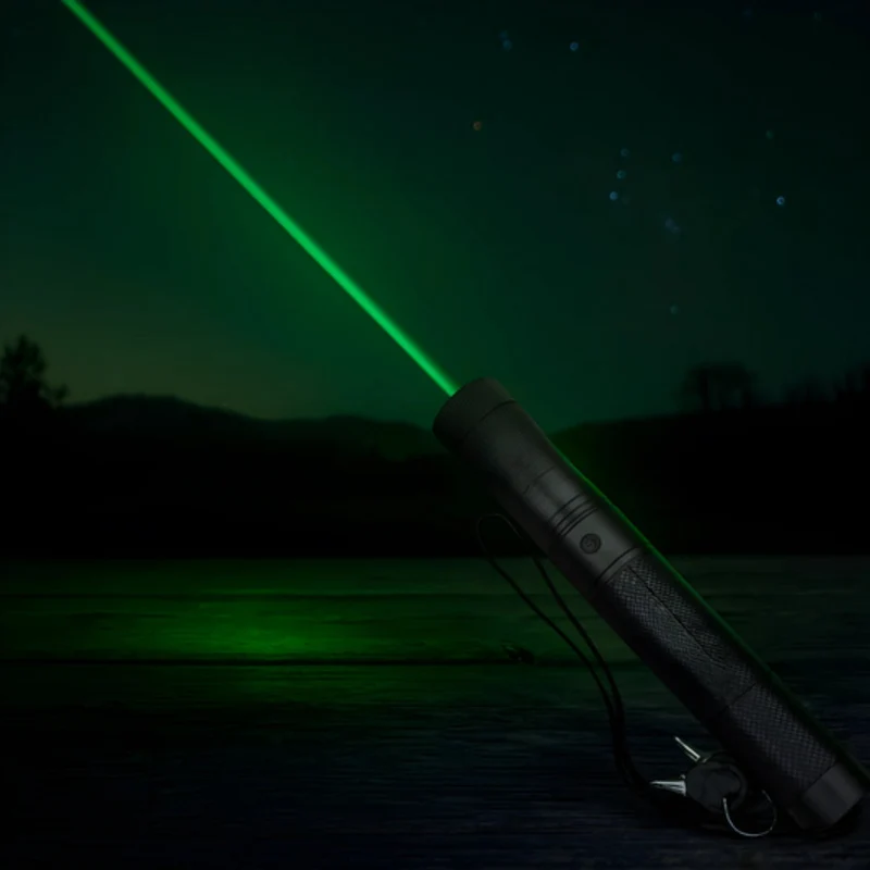 Kraftfuld Genopladelig Laserlampe til Udeliv