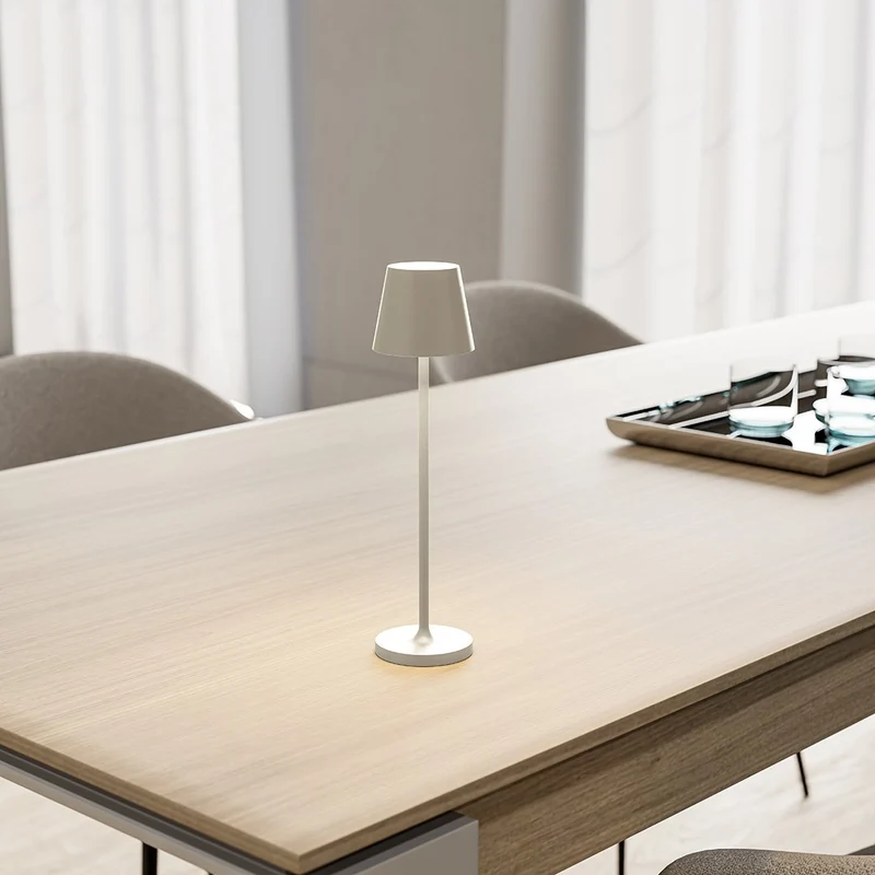 Stilfuld LED-lampe med Berøringsskærm og Lang Batterilevetid