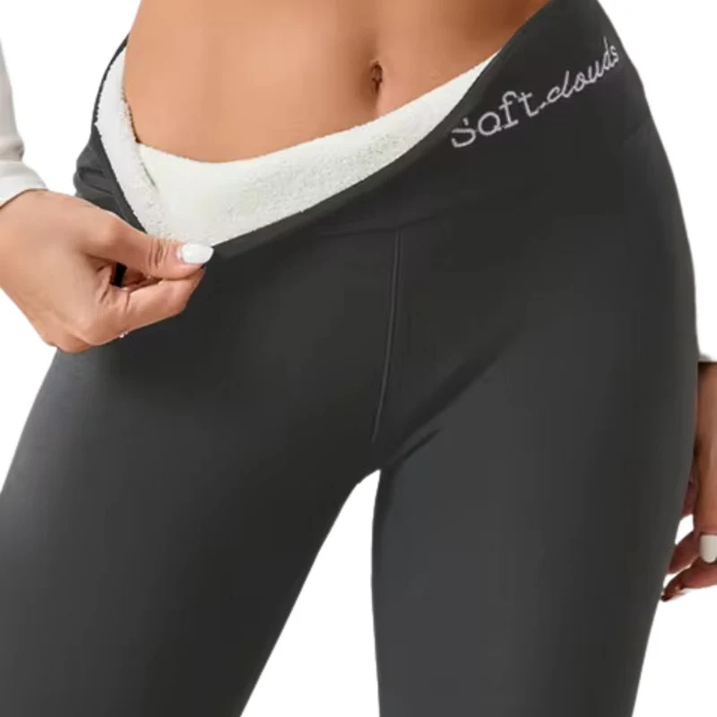 Lune og Bløde Fleece Leggings til Vinteren