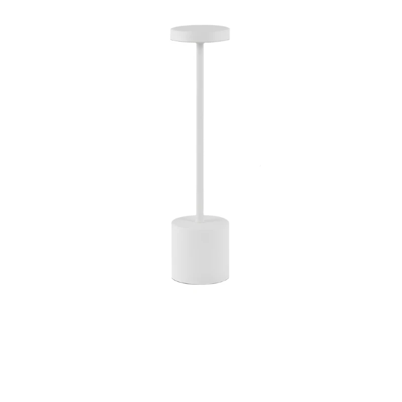 Stilfuld Bordlampe i Kremhvid
