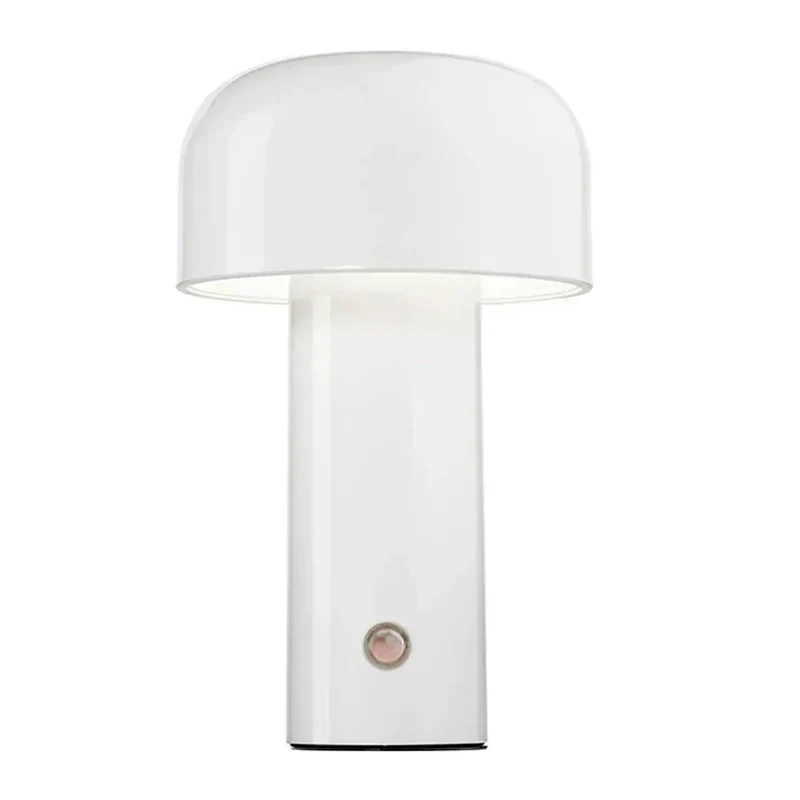 Farverig LED Natlampe med Svampeform
