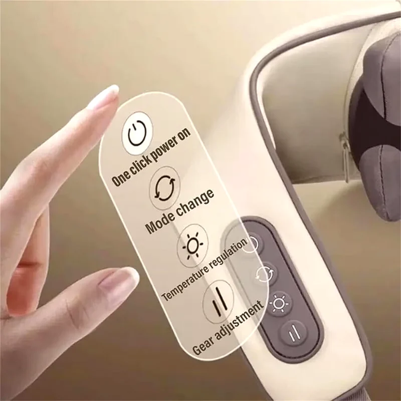 Massagestol med Varmende Funktion og Vibration
