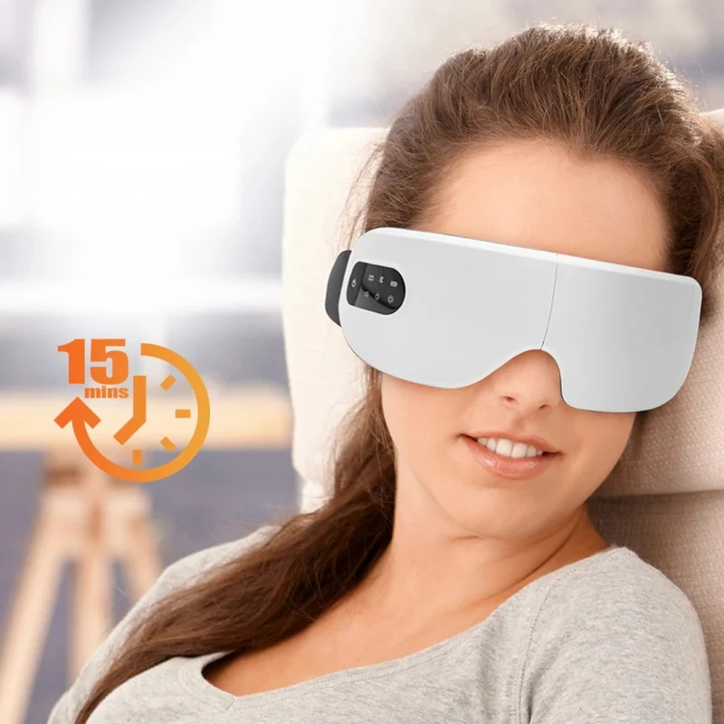 Smart Øjenmassageapparat med Bluetooth og Afspændingsfunktion
