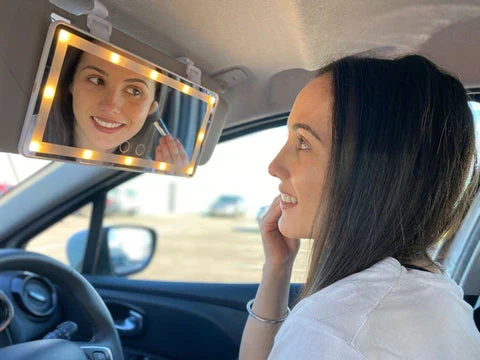 LED Bakspejl til Bilen med Multifunktionalitet